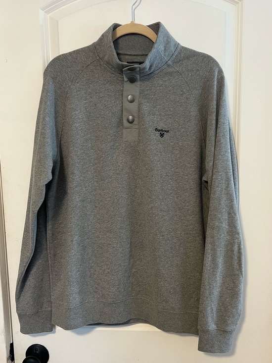 Barbour Other - Barbour Men’s 100% Cotton Popover Half Snap Mockneck Sweatshirt